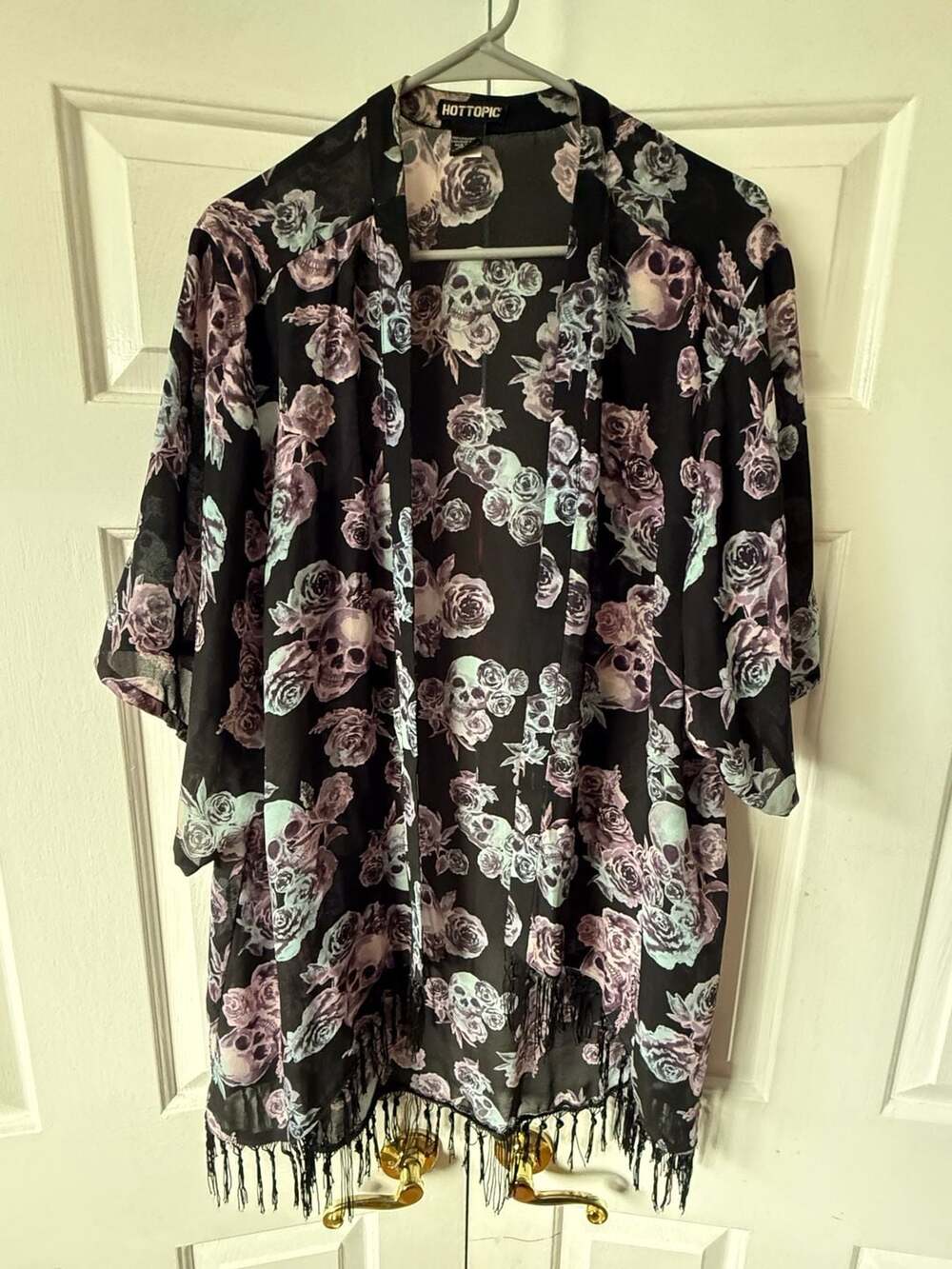 Gothic Skull Kimono Hot Topic Size 3x